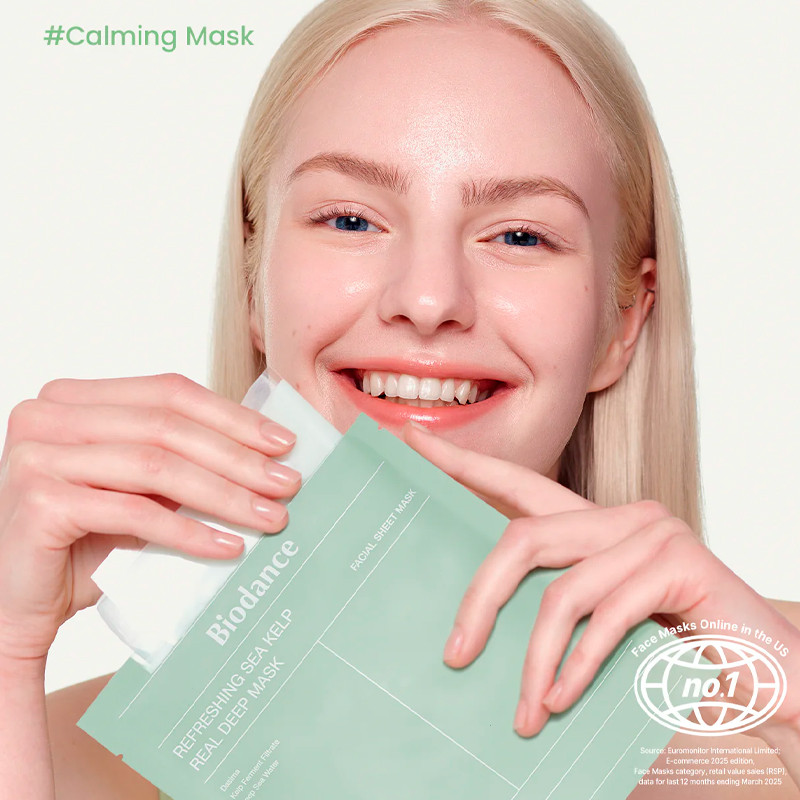 Biodance Refreshing Sea Kelp Real Deep Mask Mascarilla Refrescante - Hidratante – imagen 2