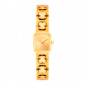 Icon Time Analog Watch with Gold Steel Bracelet