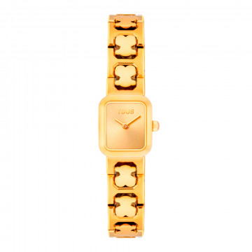 relogio-analogico-icon-time-com-pulseira-de-aco-dourado