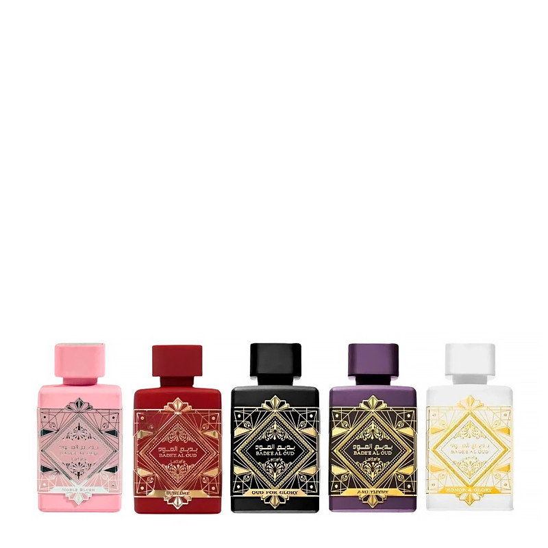 Lattafa Women's Bade'e Al Oud Collection Set - 5 Ml Perfumes