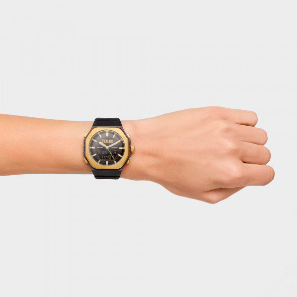 bet-analog-digital-uhr-aus-vergoldetem-stahl-mit-schwarzem-nylonarmband