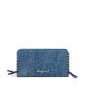 Medium denim heart wallet