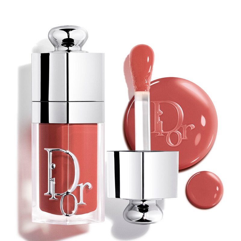 Dior 081 Latte Gloss Addict Lip Glow Oil 24-Hour Moisturizing Lip Oil - 3 Ultra-Glossy Finishes