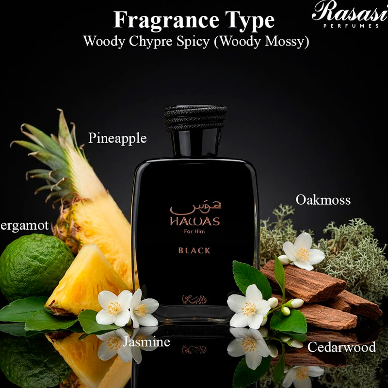 Hawas Black - Rasasi - Sabina