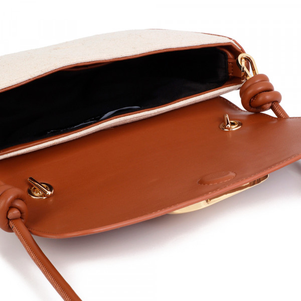 two-tone-faux-leather-flap-shoulder-bag