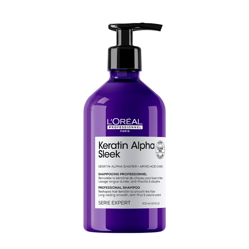 Loreal Professionnel Cream Shampoos Keratin Alpha Sleek Shampoo Keratin Treatment Shampoo