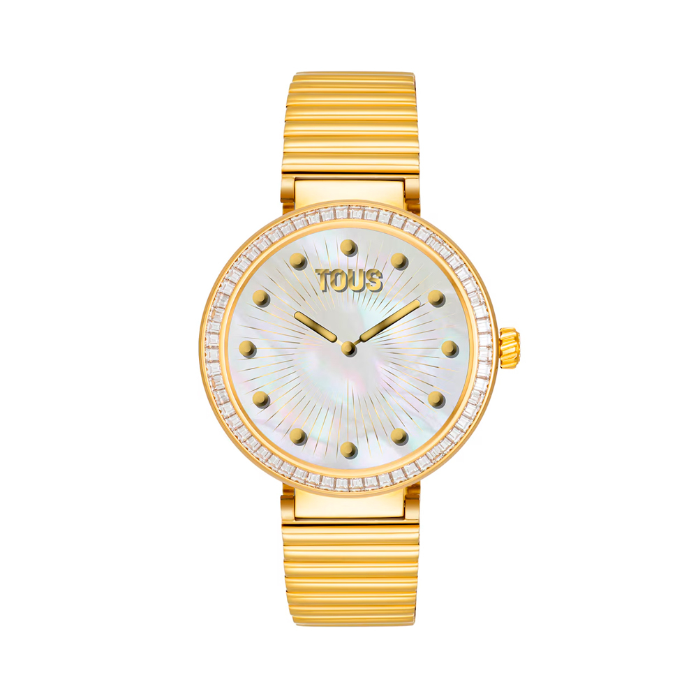 Tous Reloj smartwatch con brazalete de acero y zirconias S-CONNECT