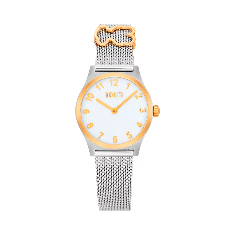 Tous  Women's Watches EPIC ICON KDT Analog Watch with Steel Bracelet and Mother-of-Pearl Dial