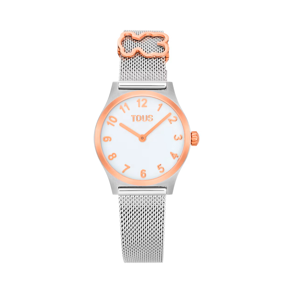 Tous Reloj analógico con brazalete de acero y esfera de nácar EPIC ICON KDT