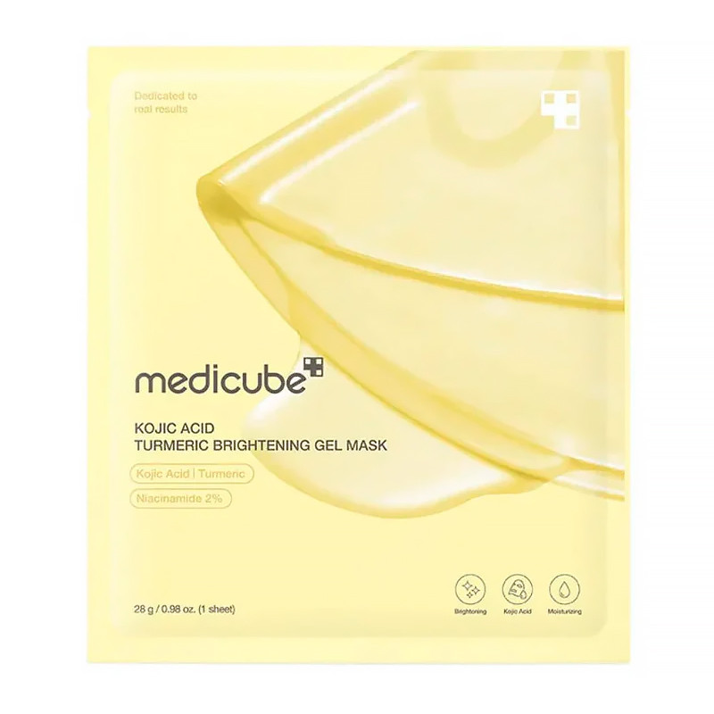 Medicube Women's Gold Face Skin Care Kojic Acid Turmeric Jelly Gel Mask Illuminating Face Mask