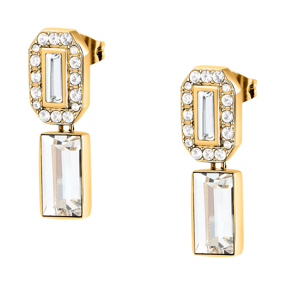 Karl Lagerfeld Earrings Earrings With Dangling Crystals