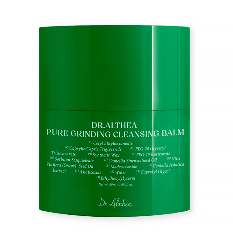 Dr. Althea Women's Light/Green Face Skin Care Pure Grinding Cleansing Balm Makeup Remover Balm