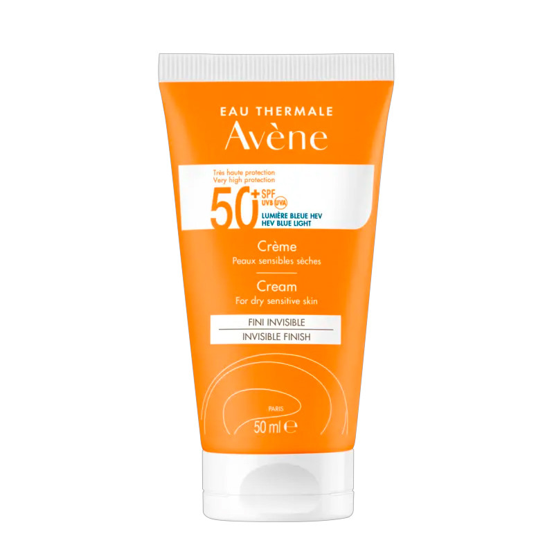 Avene Protector Solar Facial Créme +SPF50 Peaux Sensible Séches Protector Solar