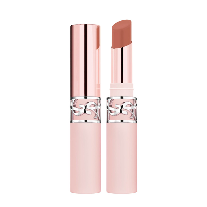 Yves Saint Laurent 2-Sassy Peach Lipstick Lovenude Lip Blusher Blurring Balm Second Skin Effect