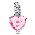 "I love you, Mom" pendant charm