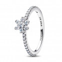 Sparkling flower ring 194499C01