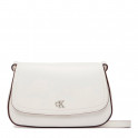 Camera-style crossbody bag with flap and monogram