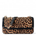 Borsa a tracolla con stampa animalier