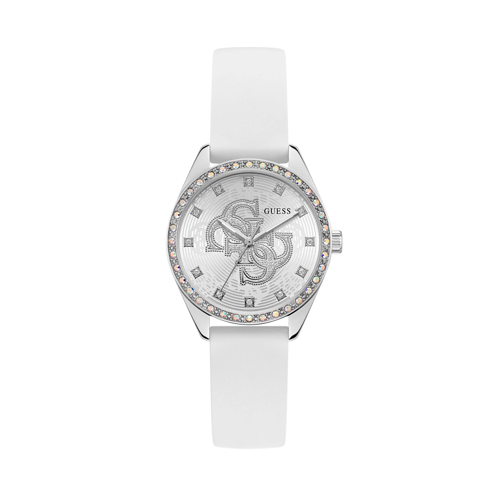 Guess Relojes Mujer Reloj analógico de silicona de 34 mm GW1042L1