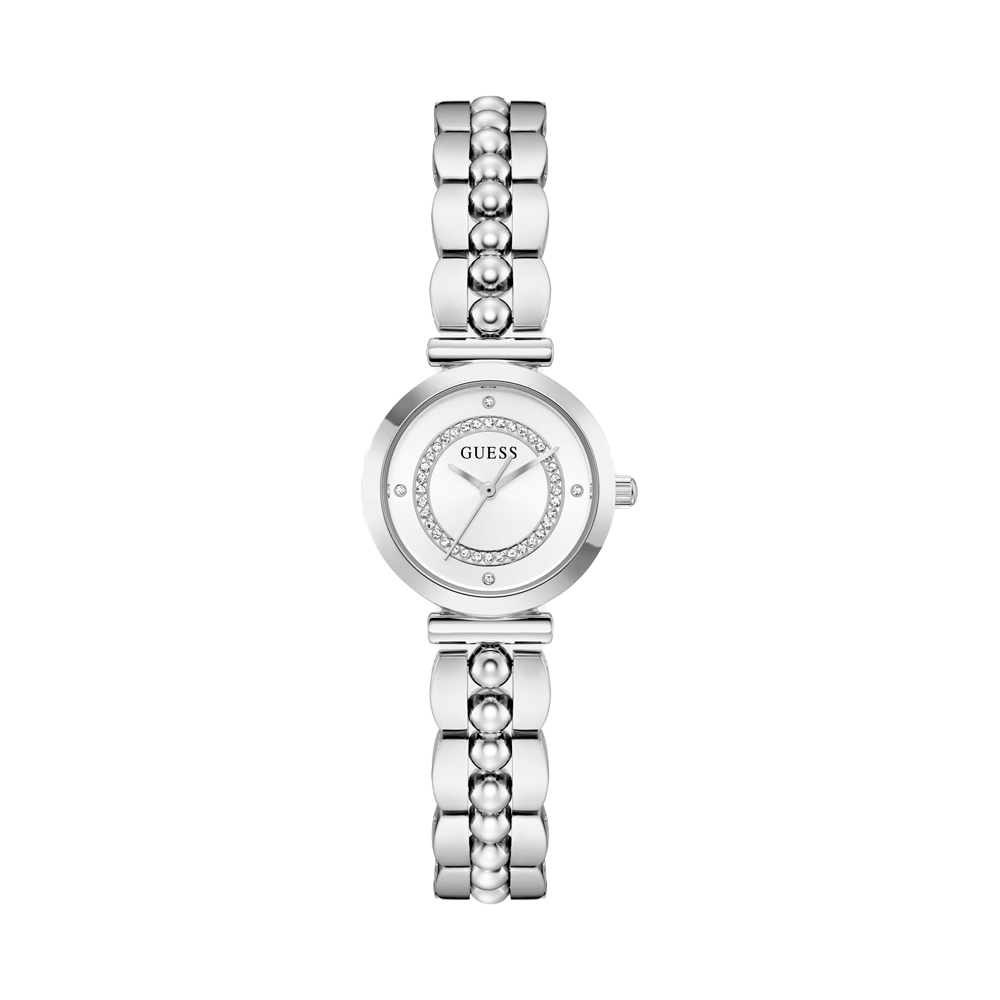 Guess Relojes Mujer Reloj analógico de acero reciclado de 26 mm GW0994L1