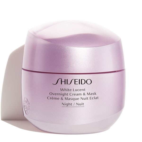 Vit Lucent Övernattningskräm & Mask