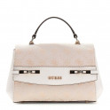 MELINDA LOGO TOP HANDLE FLAP BAG