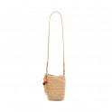 Raffia Charms Mobile Phone Wallet