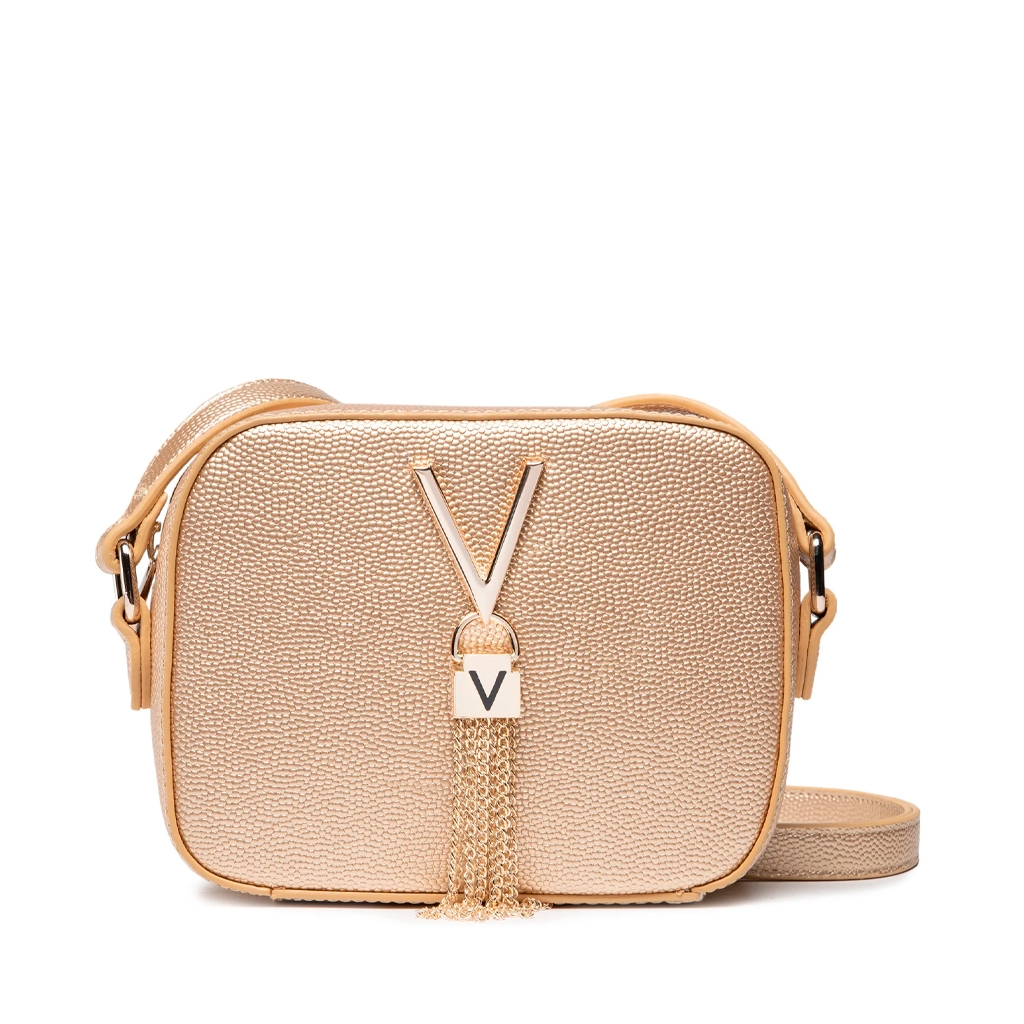 Valentino Handbags Women's Gold Bags, Toiletry Bags And Suitcases For Divine Crossbody Bag