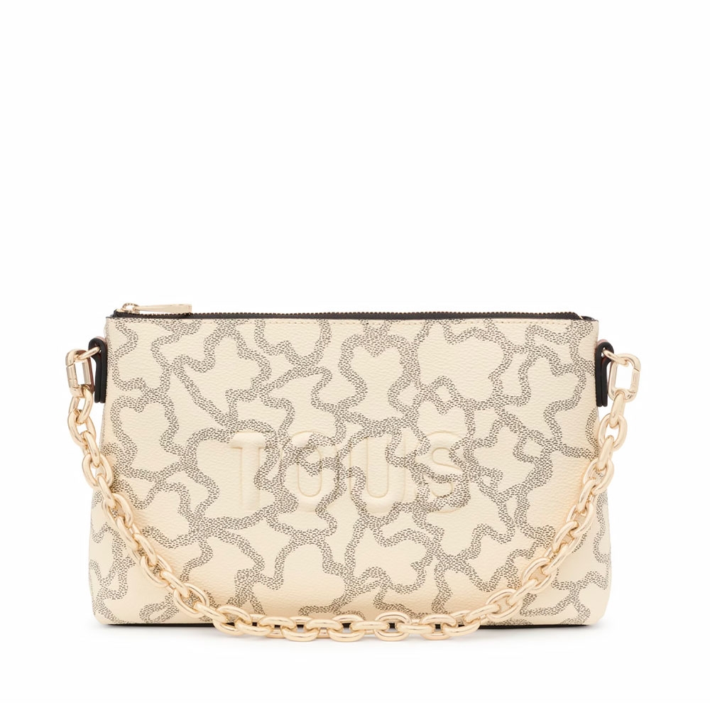 Tous Women's Beige Bags, Toiletry Bags And Suitcases For Kaos Icon Clutch Bag