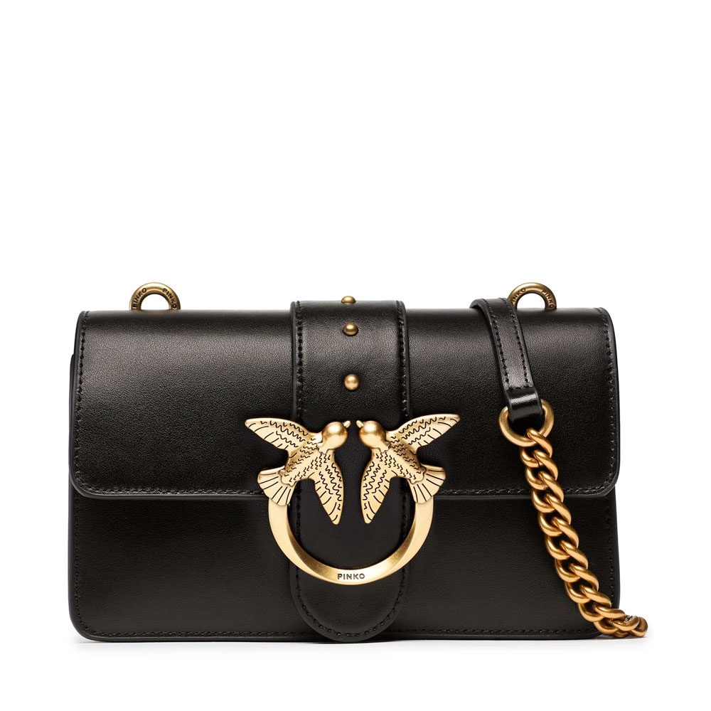 Pinko Women's Grain Bags, Toiletry Bags And Suitcases For Love One Mini Crossbody Bag