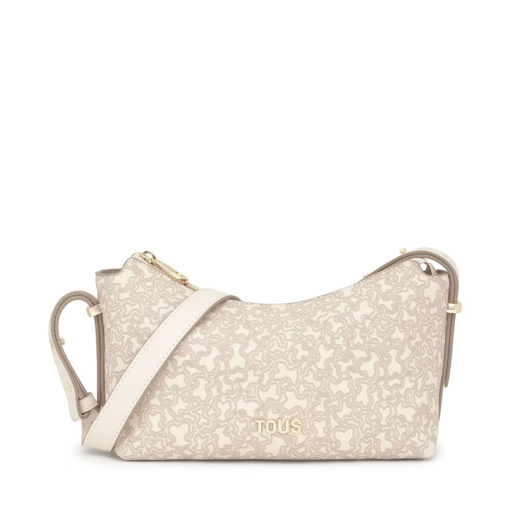 Tous Women's Beige Bags, Toiletry Bags And Suitcases For M. Kaos Mini Lines Shoulder Bag