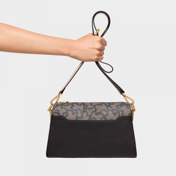 mittelgrosse-umhangetasche-kaos-icon-in-schwarz