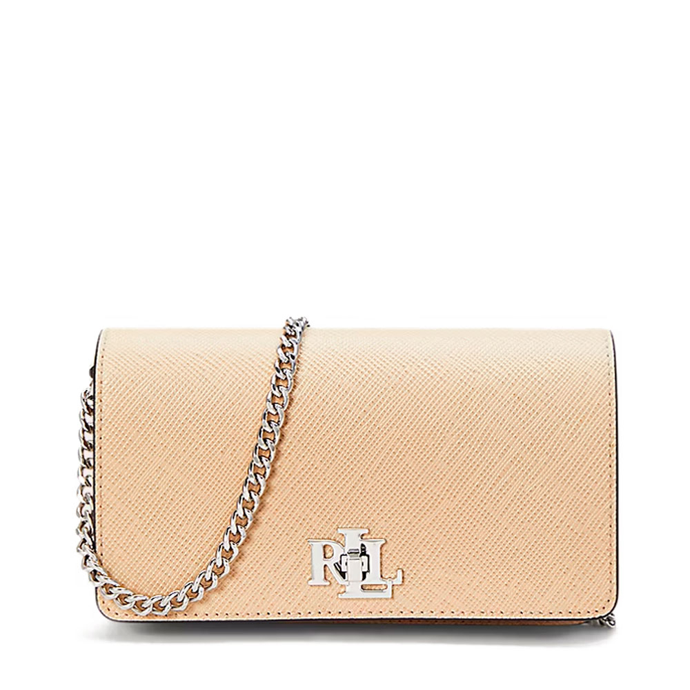 Ralph Lauren Bags Women's Grain Bags, Toiletry Bags And Suitcases For Textured Leather Crossbody Bag