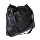 shopper-tasche-aus-kunstleder-mit-ovalem-lc-logo