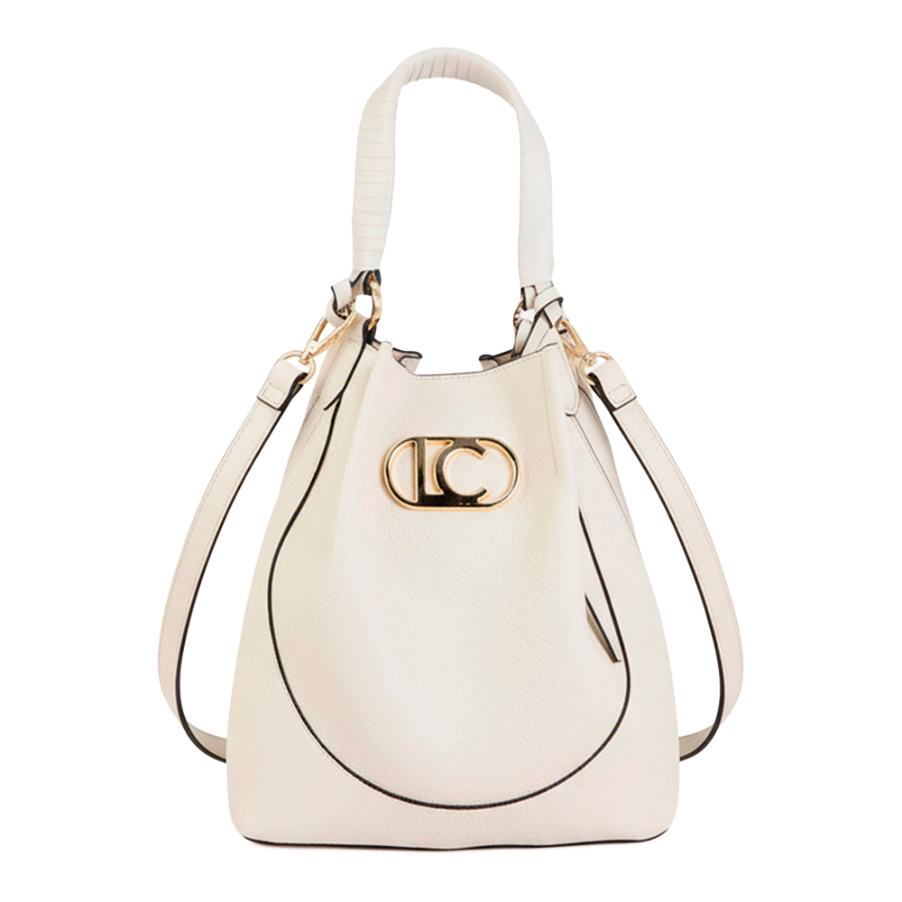 Lola Casademunt Women's Bags, Toiletry Bags And Suitcases For Hobo Bag With Faux Leather, Braided Handle And Bow