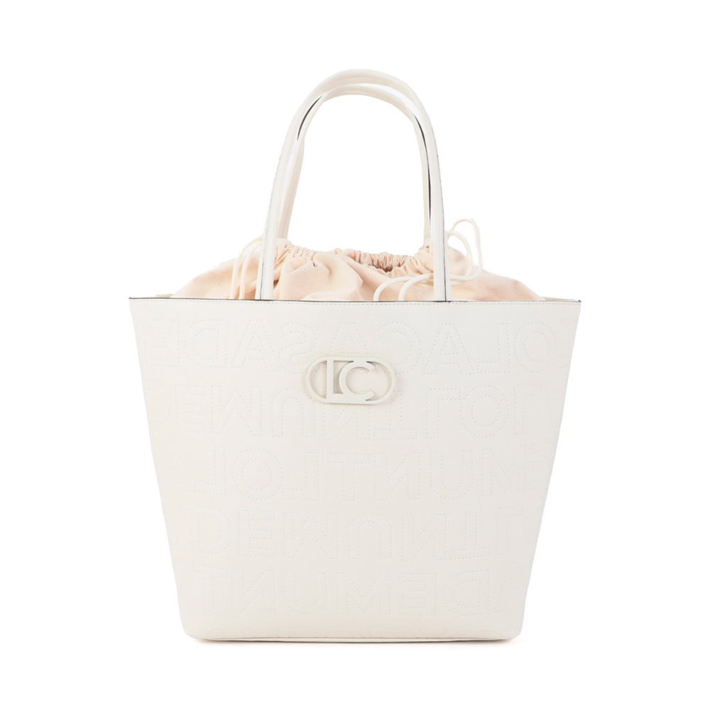 Lola Casademunt Women's Bags, Toiletry Bags And Suitcases For Unstructured Shopper Bag With Monogram Stitching