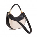 hobo-tasche-in-zweifarbiger-leder-und-canvas-optik