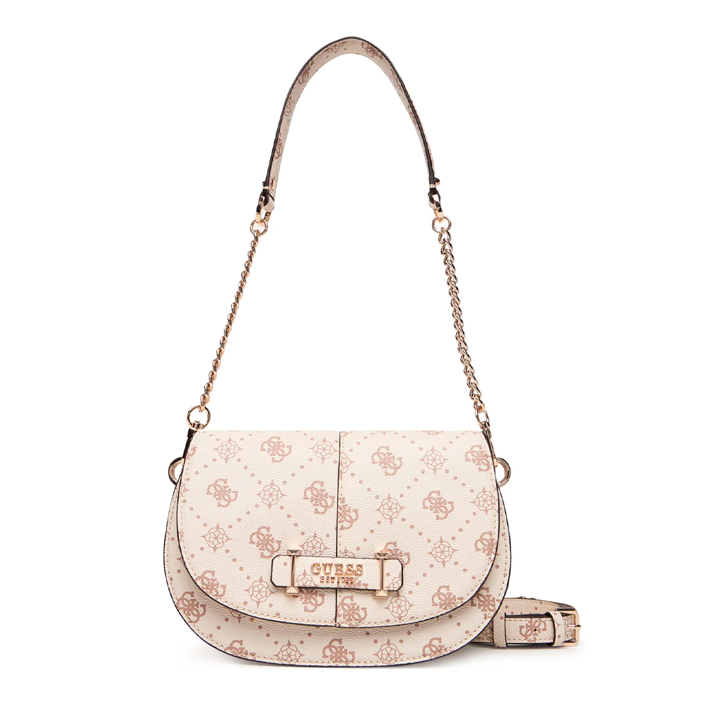 Guess Women's Bags, Toiletry Bags And Suitcases For Carrie Logo Flap Shoulder Bag