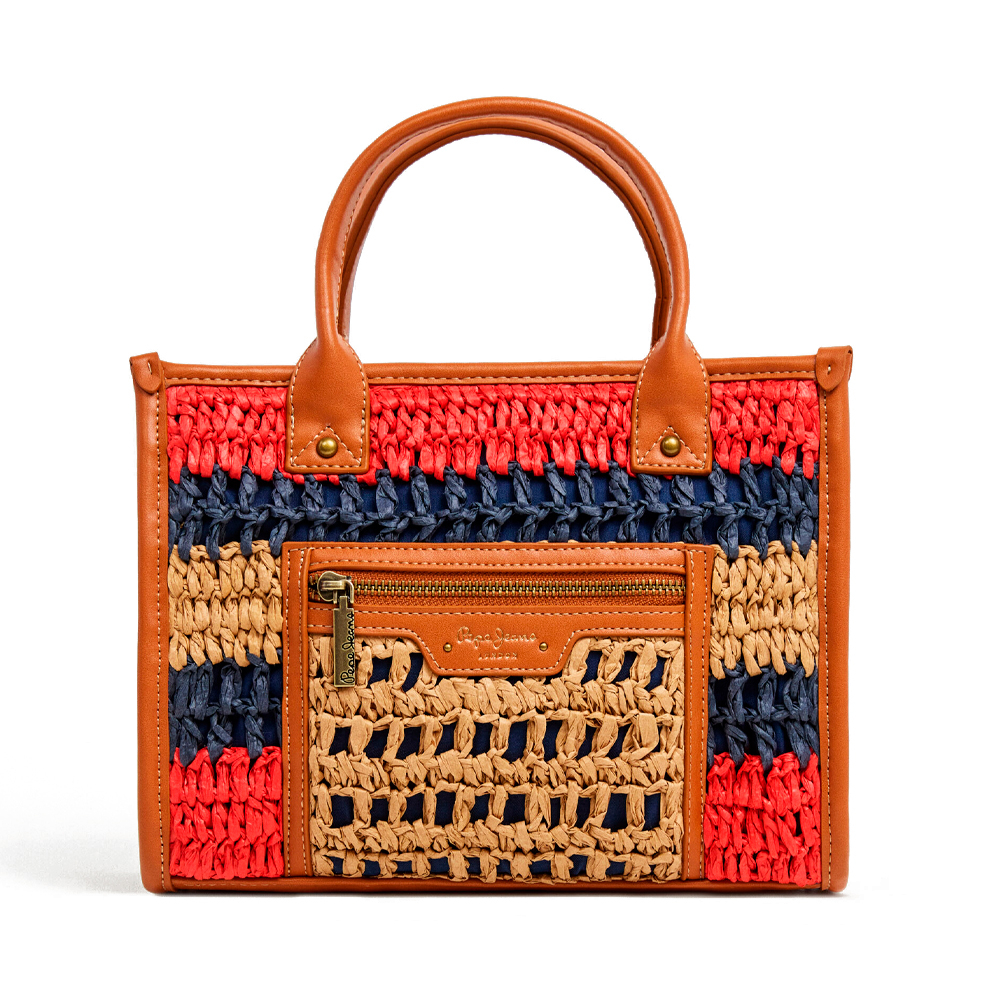 Pepe Jeans Women's Bags, Toiletry Bags And Suitcases For Raffia Shoulder Bag