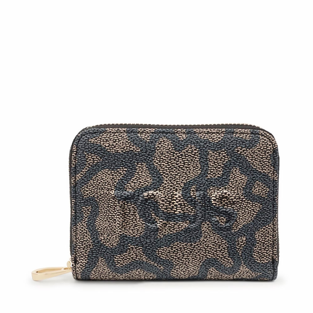 Tous Women's Beige/Gray Wallets And Purses Kaos Icon Small Wallet