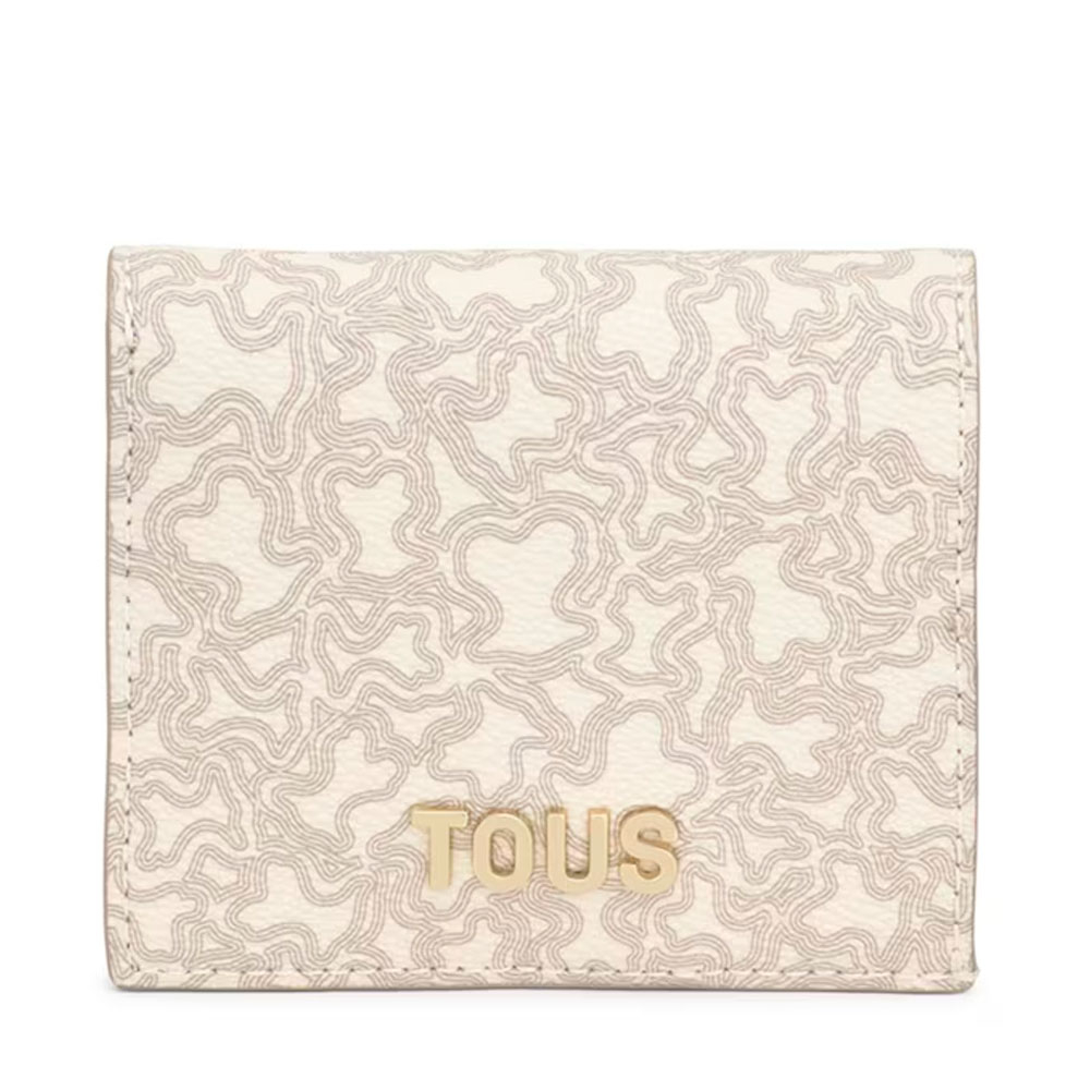 Tous Women's Beige Wallets And Purses Kaos Mini Lines Small Wallet