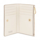 kaos-mini-lines-beige-wallet-tous