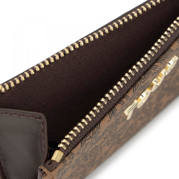 kaos-mini-lines-brown-card-holder-wallet