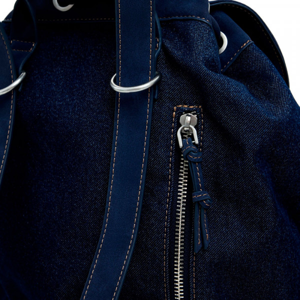 mittelgrosser-wandelbarer-bucket-rucksack-aus-denim