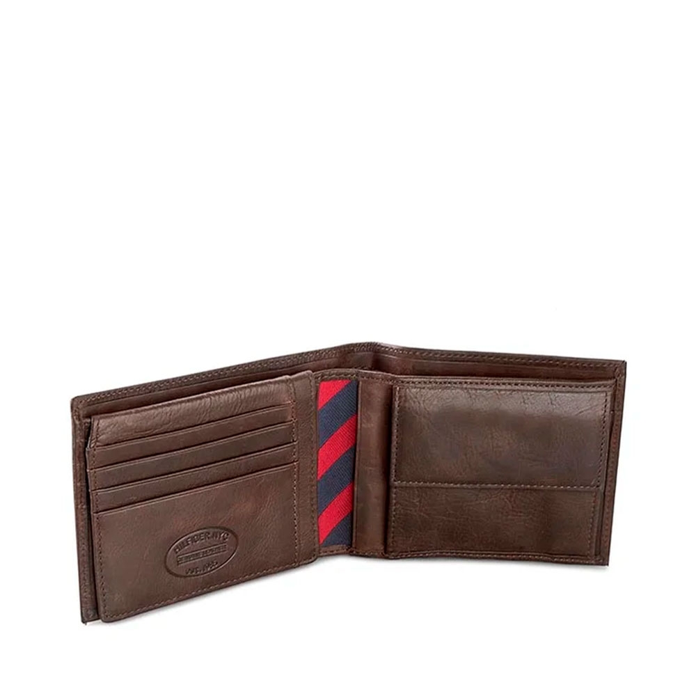 TOMMY HILFIGER Cartera 'Johnson' navy / chocolate / rojo / blanco – imagen 4
