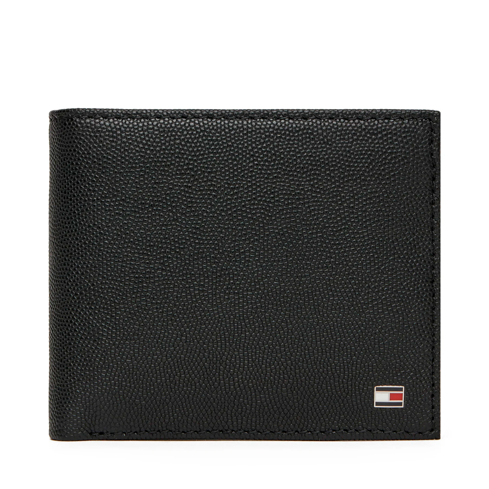 Tommy Hilfiger Bags Men's Grain Wallets And Purses For Leather Folding Wallet With Enameled Logo