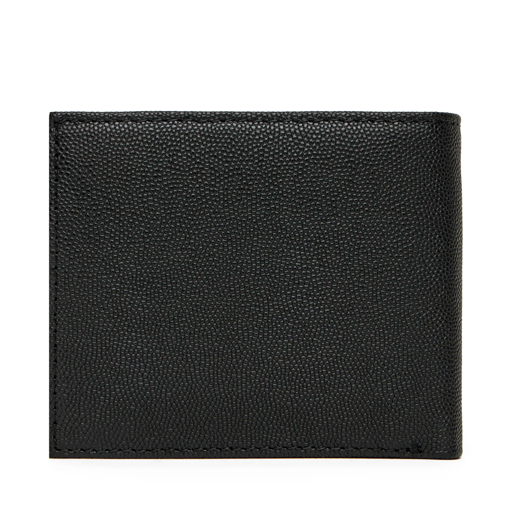 Tommy Hilfiger Bags Cartera plegable de piel con logo esmaltado