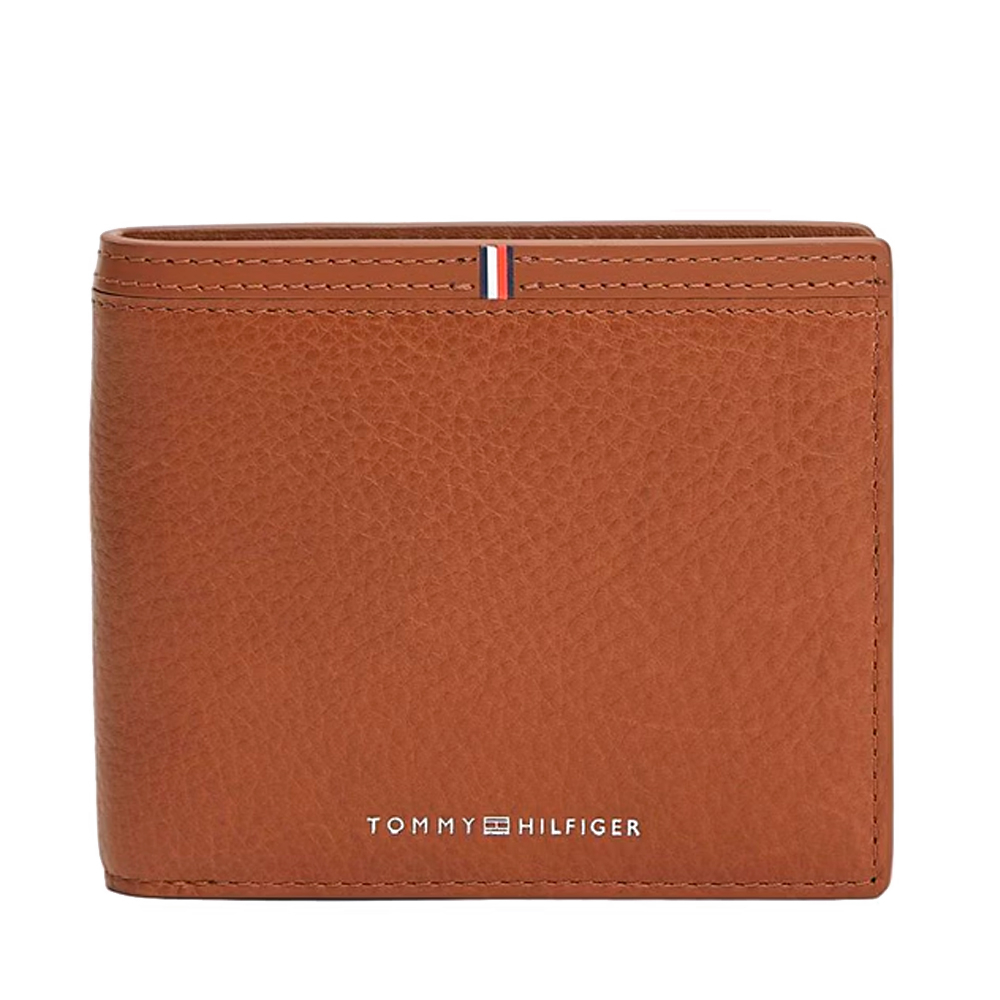 Tommy Hilfiger Bags Cartera plegable de piel con logo
