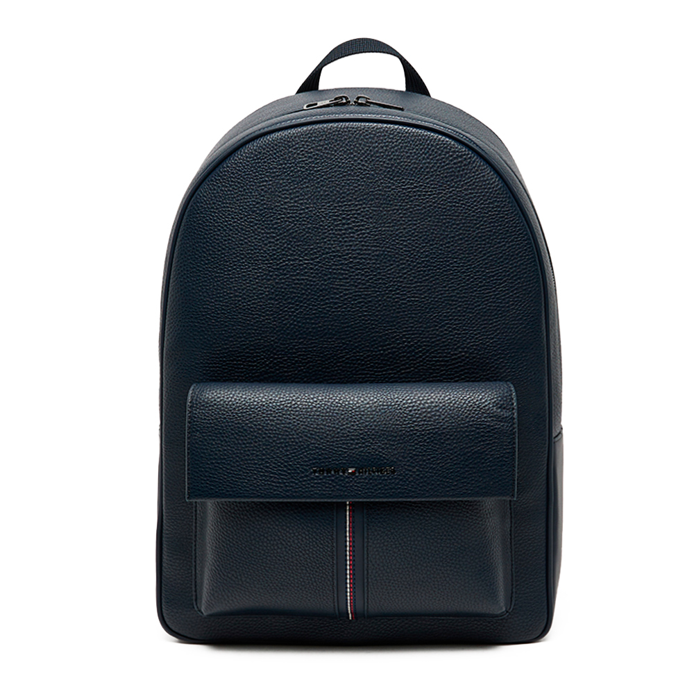 Tommy Hilfiger Bags Men's Backpacks And Waist Bags For Textured Backpack With Flap Pocket