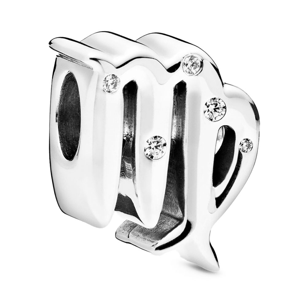 Pandora Silver Charms Bright Virgo Zodiac Charm 798417C01
